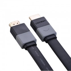 Cáp HDMI dẹt vỏ nhựa 10M trợ 3D 4K chính hãng Ugreen UG-30114 Cao cấp