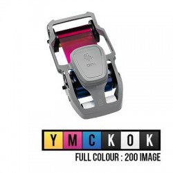Ribbon Zebra YMCKOK Color Ribbon for ZC300 - 200 Prints (800300-360)