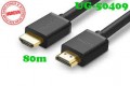 Cáp HDMI 1.4 dài 80M hỗ trợ Ethernet + 4k 2k HDMI chính hãng Ugreen 50409 (Chip Khuếch Đại)