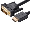 Cáp chuyển đổi HDMI to DVI 24+1 dài 12m HD106 chính hãng Ugreen 10165