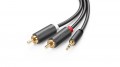 Cáp audio 1 ra 2 RCA (hoa sen) 3M Ugreen 10512 chính hãng