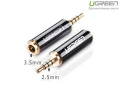 Đầu chuyển Audio 3.5mm sang 2.5mm chính hãng Ugreen 20502