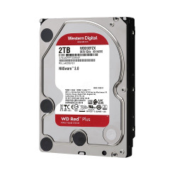 Ổ cứng HDD WD 2TB Red Plus 3.5 inch, 5400RPM, SATA, 128MB Cache (WD20EFZX)