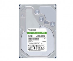 Ổ cứng HDD Toshiba AV S300 6TB 3.5 inch, 7200RPM, SATA, 256MB Cache (HDWT360UZSVA)
