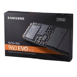 Ổ SSD Samsung 960 Evo 250Gb PCIe 3.0 x4, NVMe 1.2 M2.2280 (đọc: 3200MB/s /ghi: 1500MB/s)