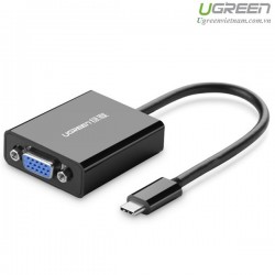 Cáp USB Type-C to VGA Ugreen 20586 cao cấp hỗ trợ 1080p
