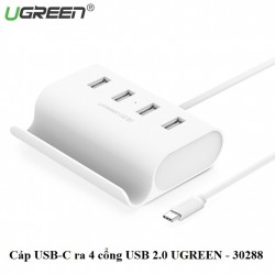 Cáp USB type C ra 4 cổng USB 2.0 chính hãng Ugreen UG-30288 Cao cấp