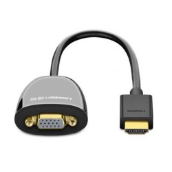 Cáp chuyển đổi HDMI to VGA ko Audio hỗ trợ nguồn phụ Adapter ( Đen ) Ugreen 40253