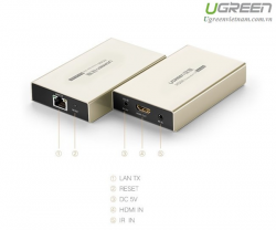 Bộ khuếch đại HDMI to Lan 120m Ugreen 40283