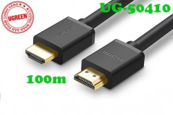 Cáp HDMI 1.4 dài 100M hỗ trợ Ethernet + 4k 2k HDMI chính hãng Ugreen 50410 (Chip Khuếch Đại)