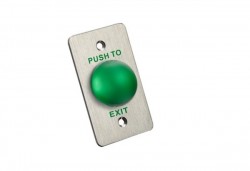 Nút EXIT : mặt bằng thép ko gỉ, nút thép, vỏ nút bằng thé HIKVISION DS-K7P05