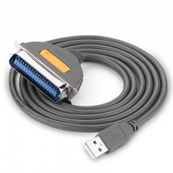 Dây máy in UGREEN 20225 USB to LPT IEEE1284 cho máy in, in phun, laser etc