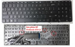 Bàn Phím Laptop HP Probook 450 G3 ,455 G3 ,470 G3, 450 G4, 455 G4,470 G4